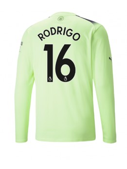Manchester City Rodri Hernandez #16 Ausweichtrikot 2022-23 Langarm